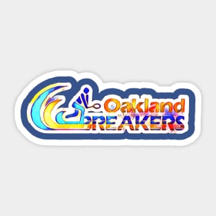 Oakland Breakers Team Tennis Sticker